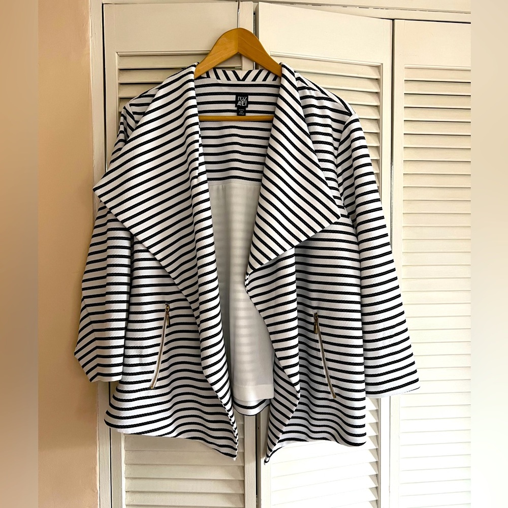 Roz & Ali open front blazer